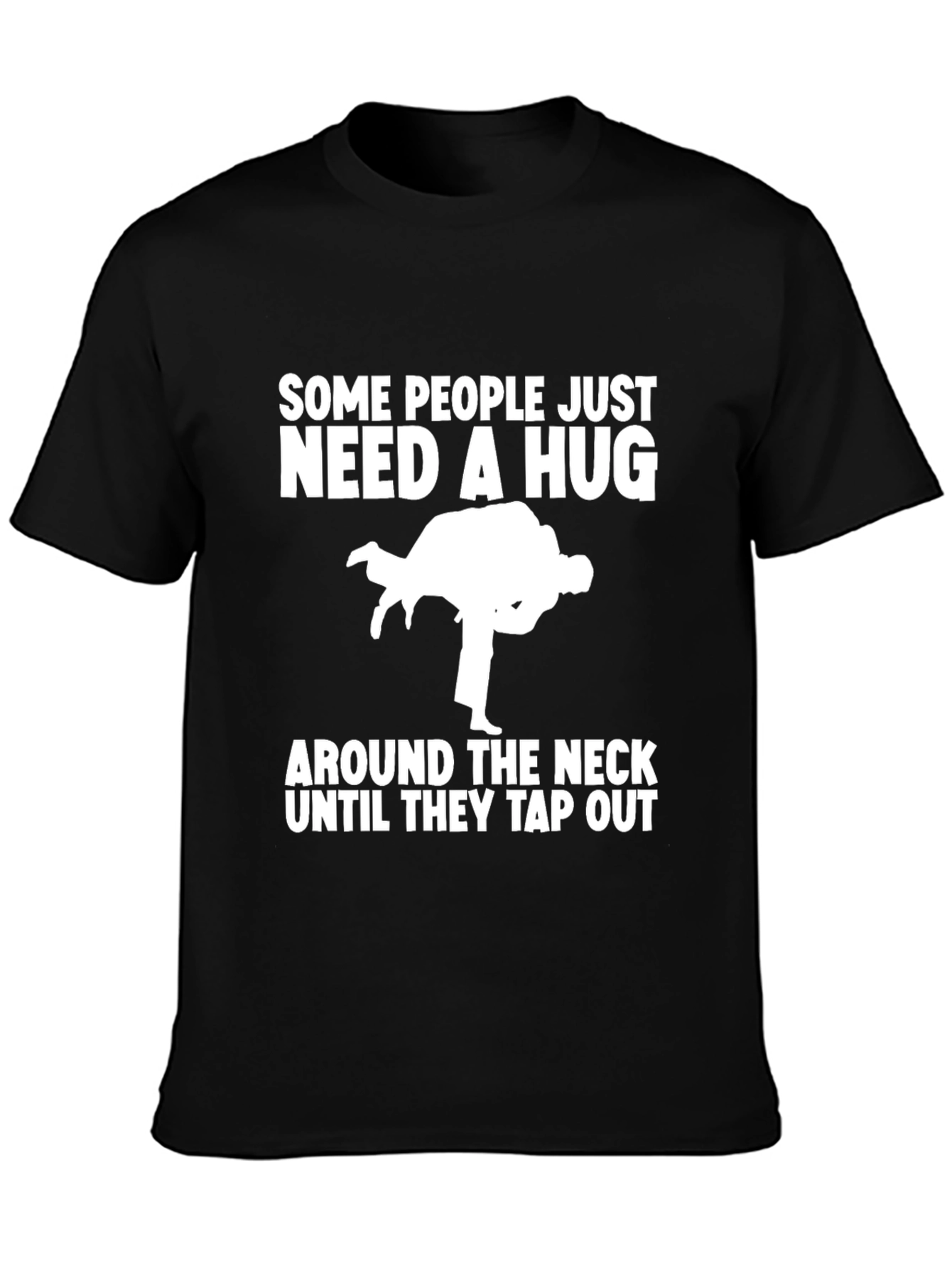 Funny Judo T-Shirt Hug Around The Neck
