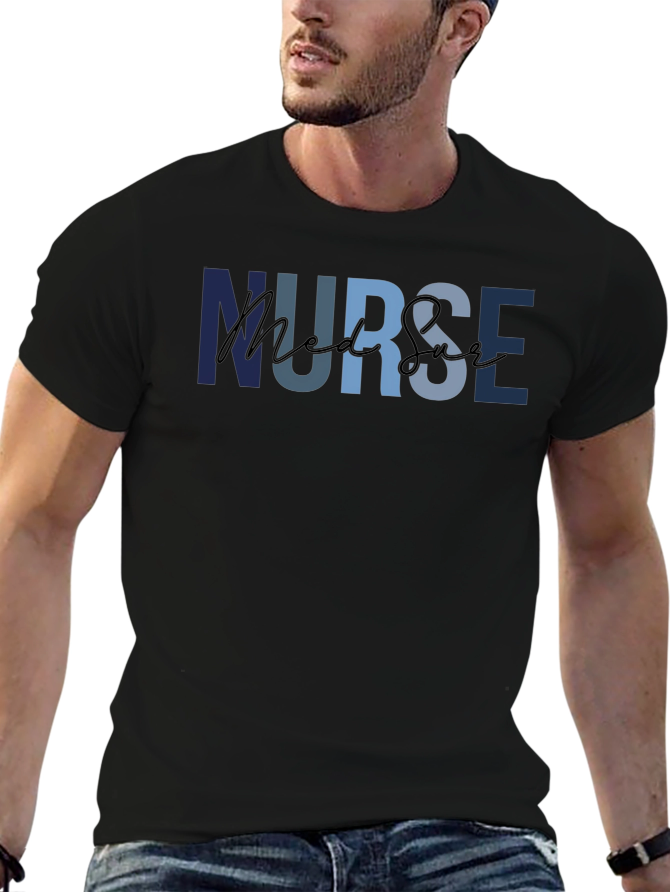 Nurse Med Surg T-Shirt - Comfortable Medical Apparel