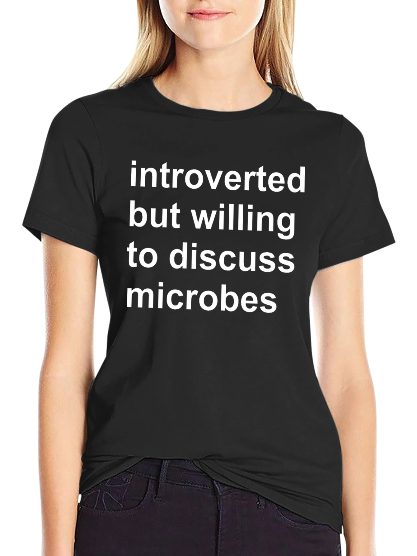 Introverted Microbes T-Shirt - Funny Science Tee
