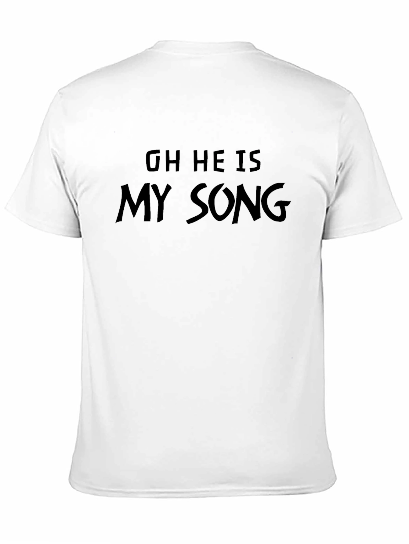 Oh He Is My Song Black Graphic Tee
