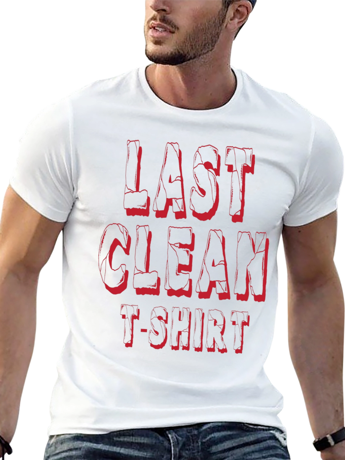 Last Clean T-Shirt Graphic Tee - Black