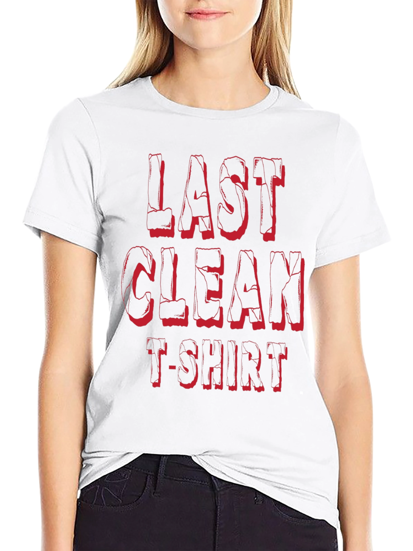 Last Clean T-Shirt Graphic Tee - Black