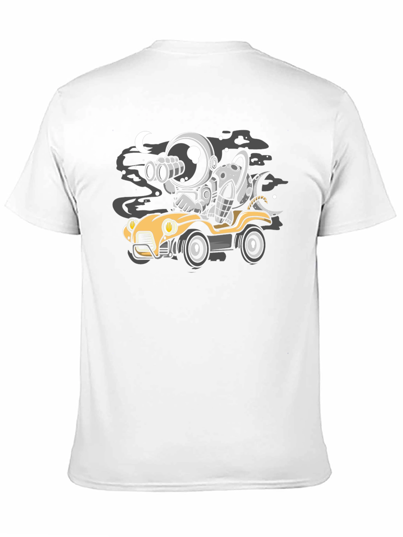 Astronaut & Moon Car T-Shirt