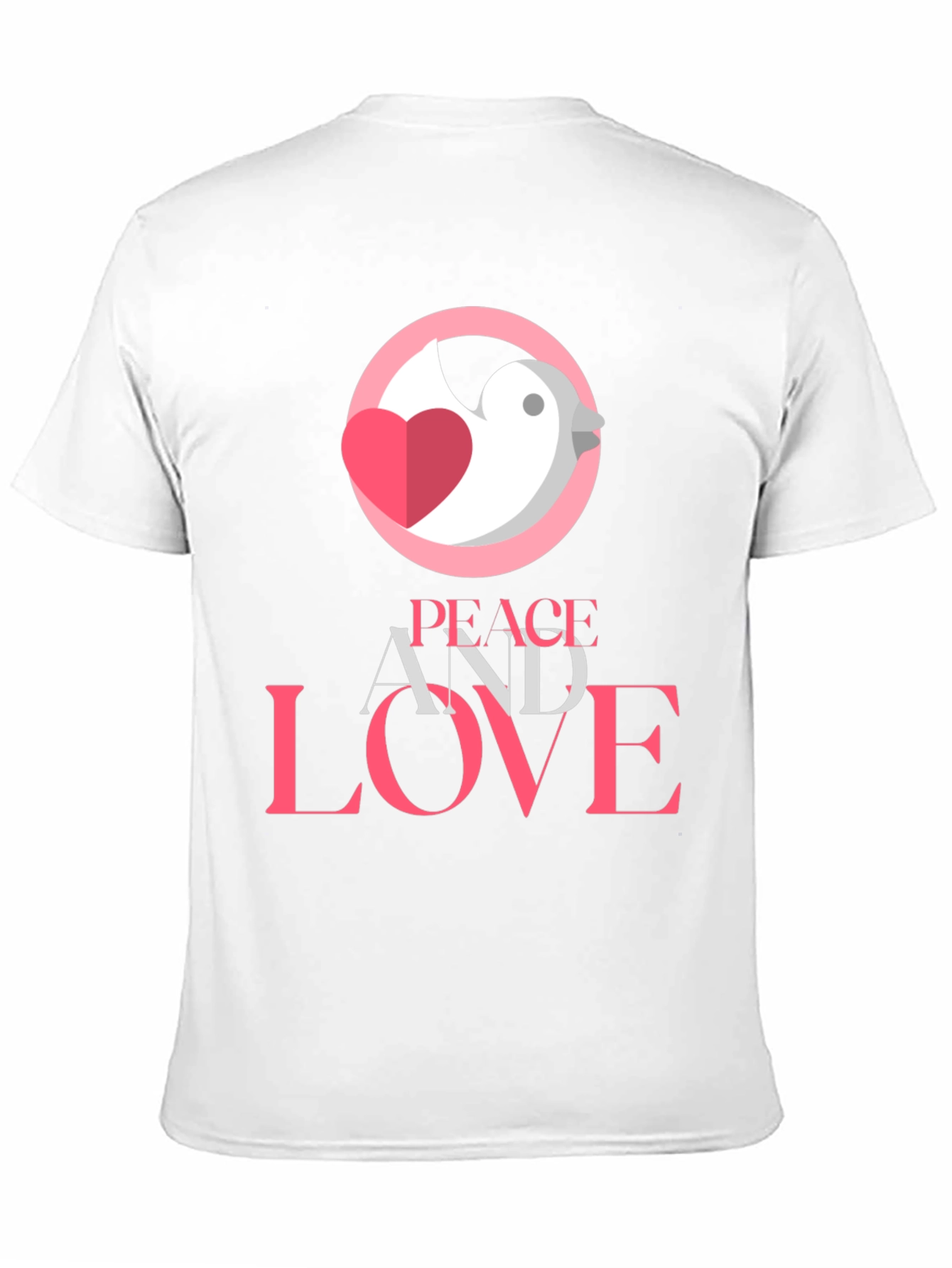 Peace and Love Graphic Tee - Stylish Black T-Shirt