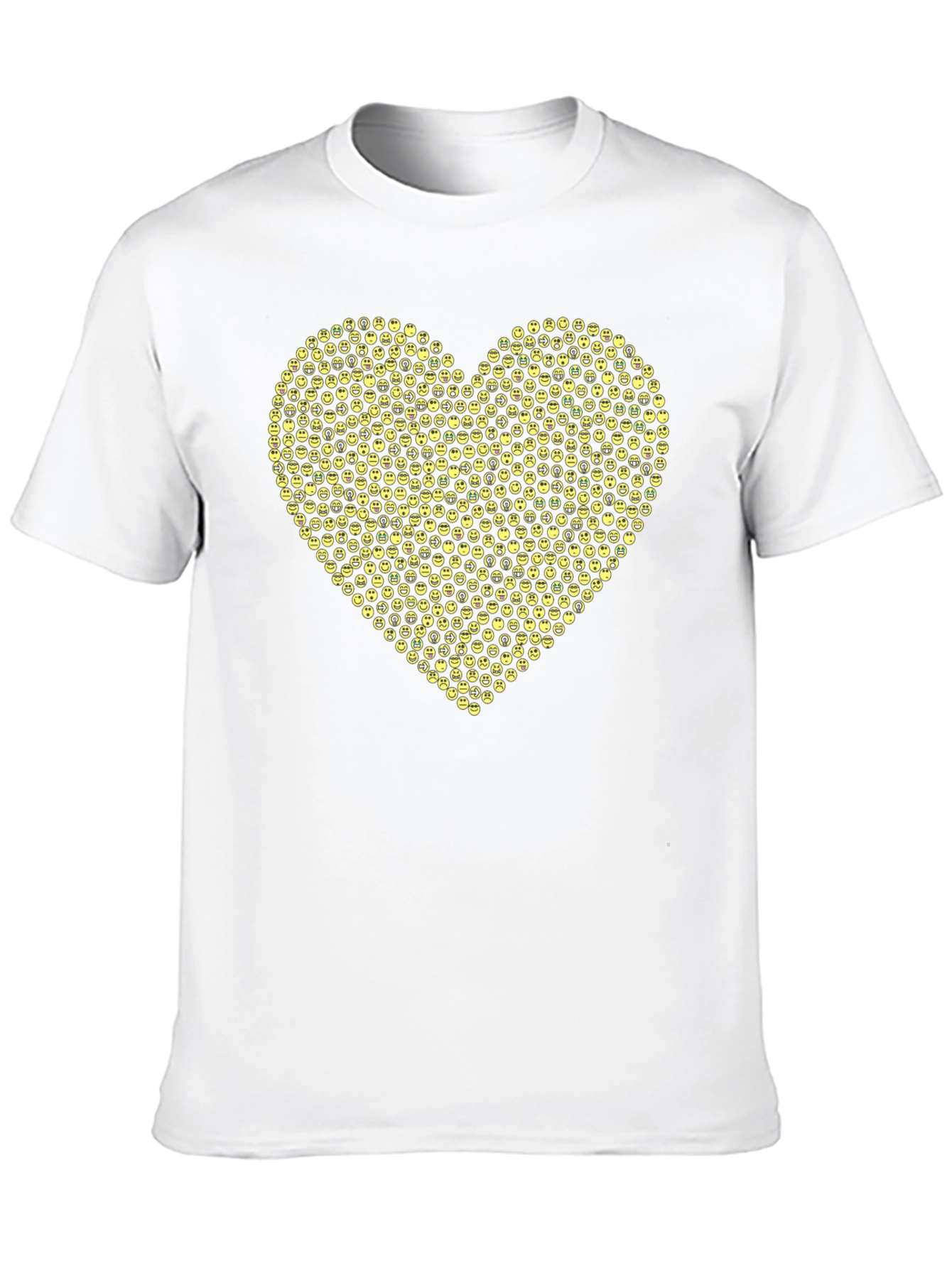 Emoji Heart Graphic Black Tee