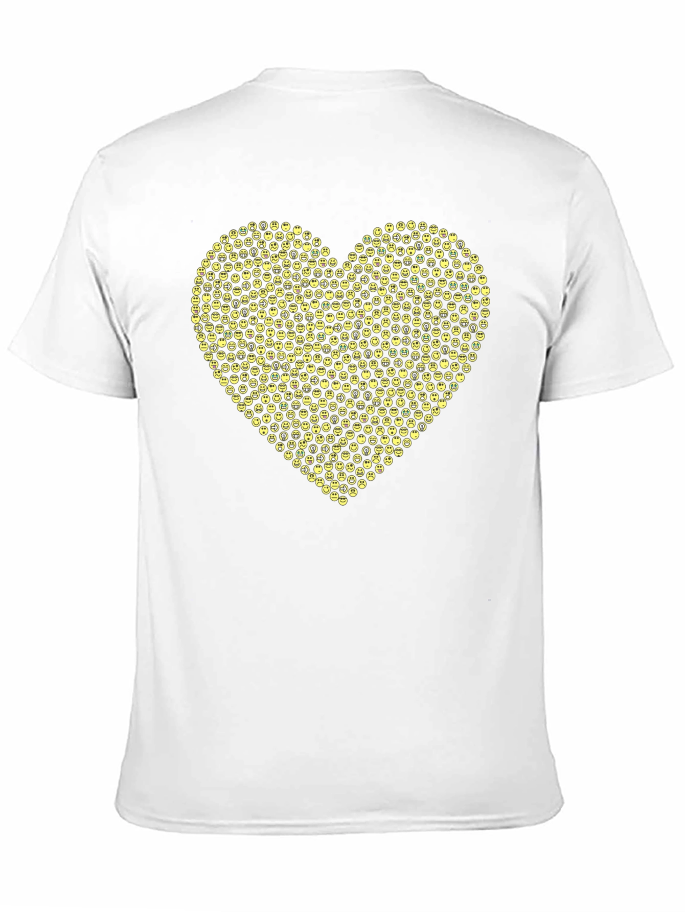 Emoji Heart Graphic Black Tee