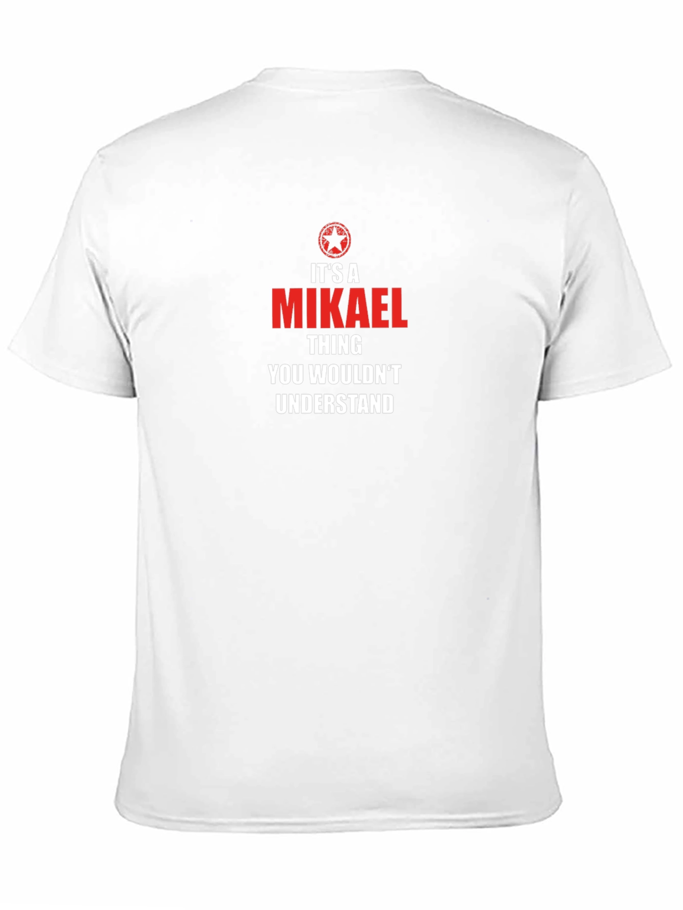 Mikael Thing T-Shirt - Unique Custom Name Tee