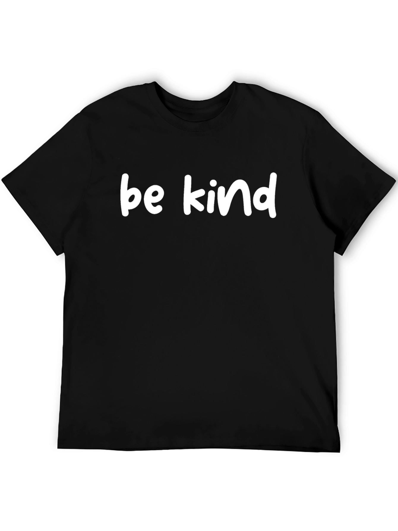 Be Kind Graphic Tee - Black Cotton T-Shirt