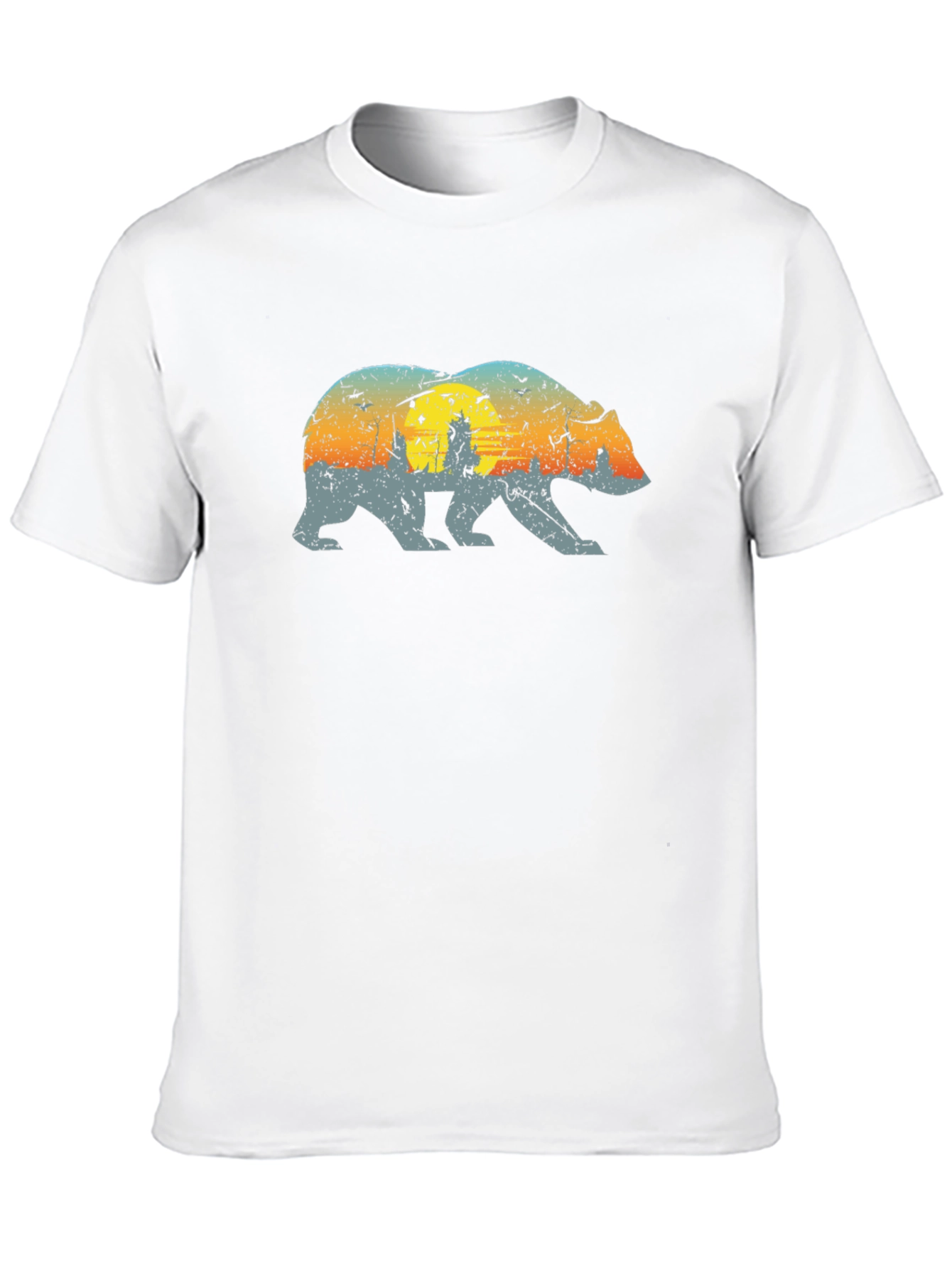 California Bear Graphic Tee - Black