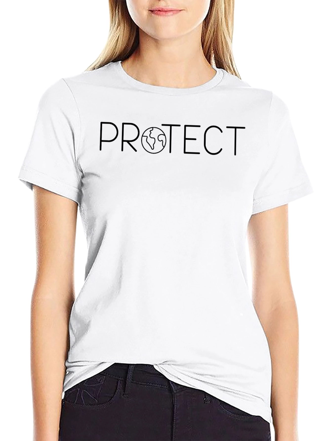 Protect Earth Graphic Tee - Black