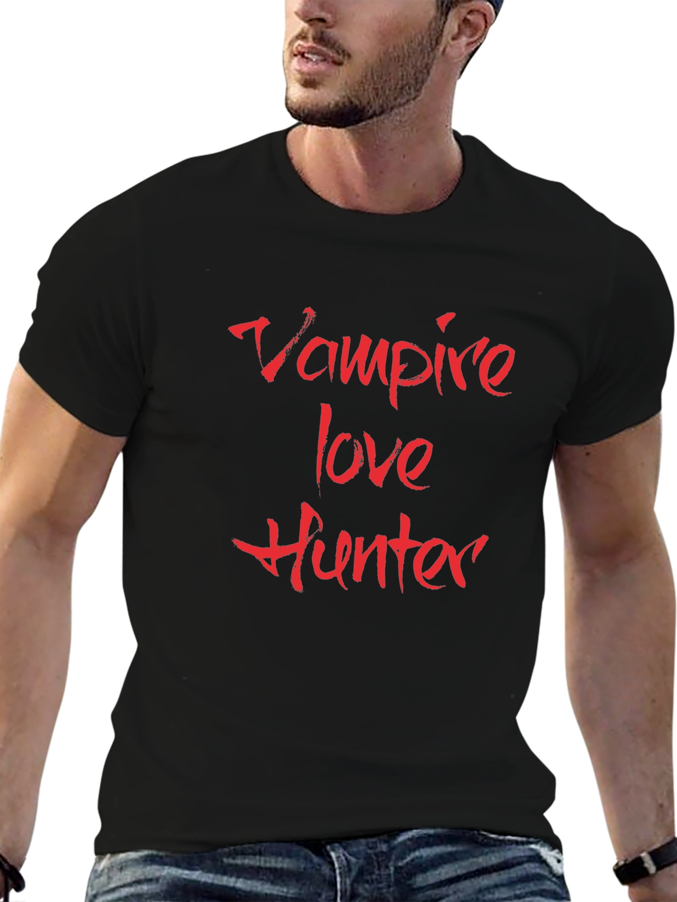 Vampire Love Hunter Graphic T-Shirt