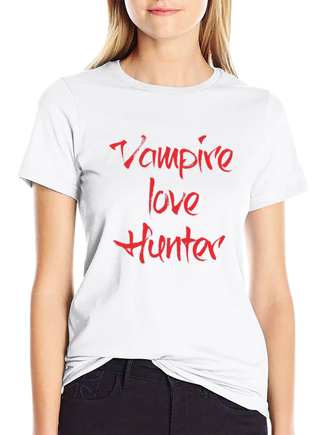 Vampire Love Hunter Graphic T-Shirt