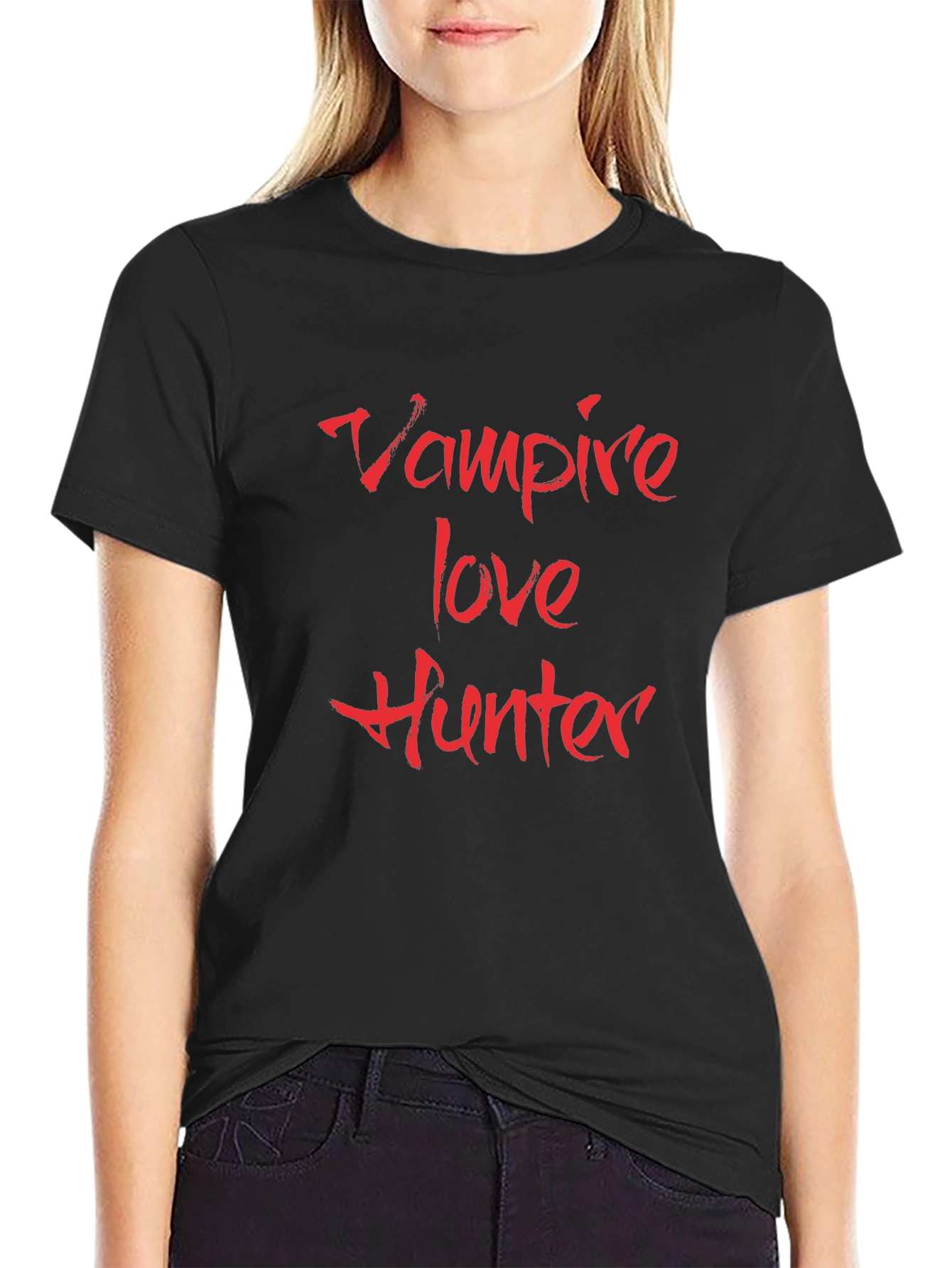 Vampire Love Hunter Graphic T-Shirt