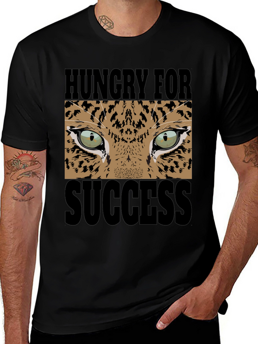 Hungry for Success Leopard Graphic Tee