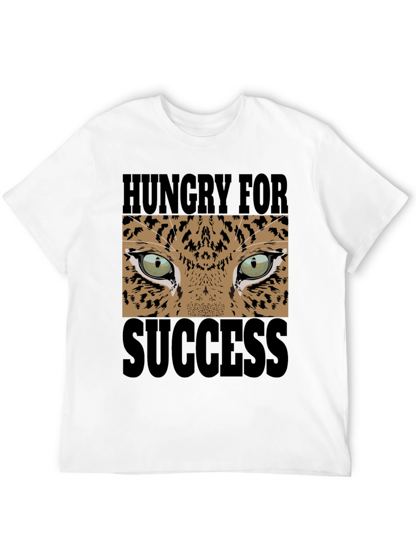 Hungry for Success Leopard Graphic Tee