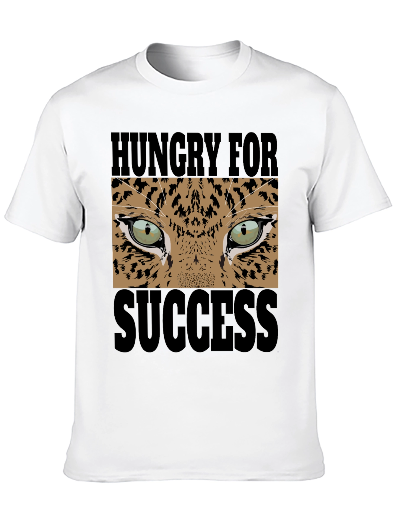 Hungry for Success Leopard Graphic Tee