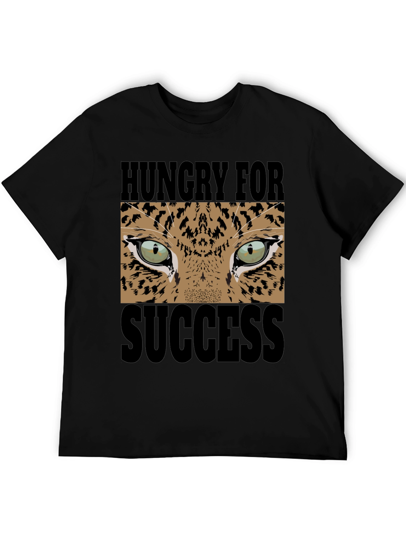Hungry for Success Leopard Graphic Tee
