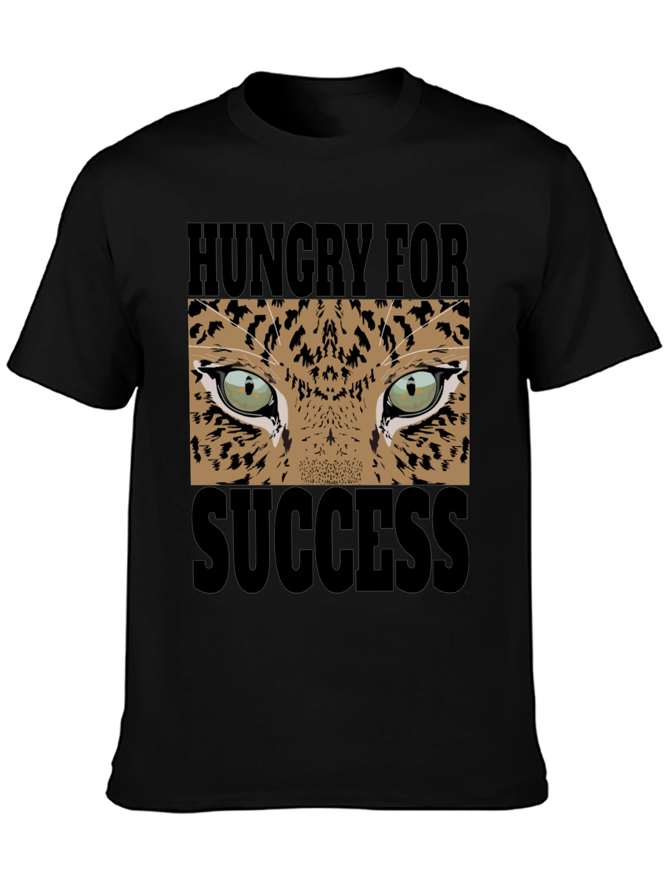 Hungry for Success Leopard Graphic Tee