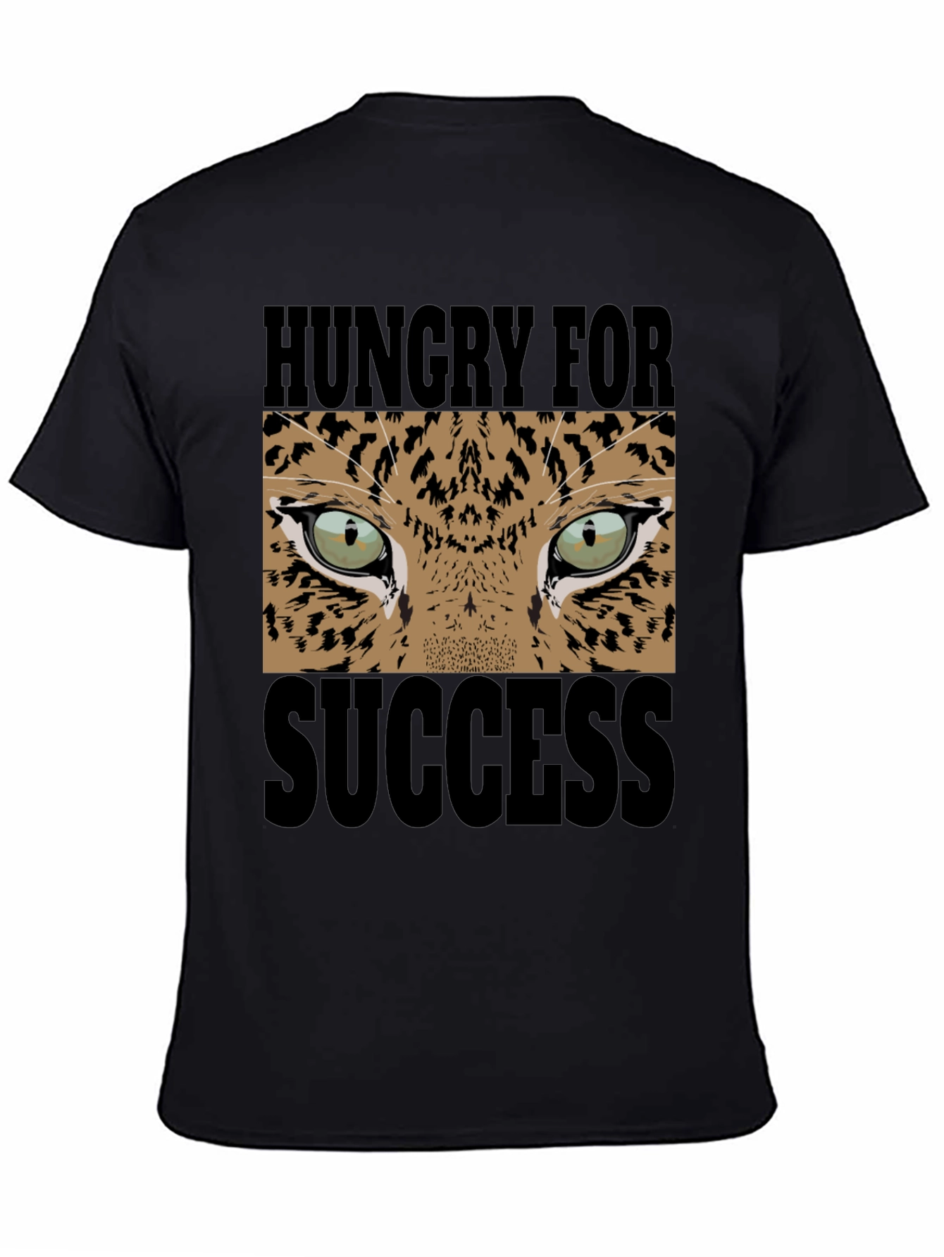 Hungry for Success Leopard Graphic Tee