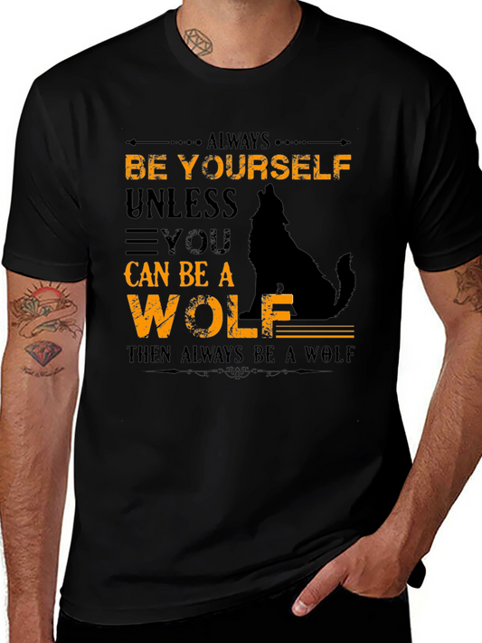 Always Be Yourself Unless Wolf Graphic T-Shirt