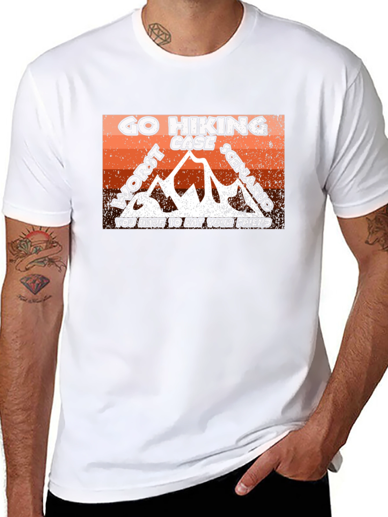 Go Hiking Worst Case Scenario T-Shirt