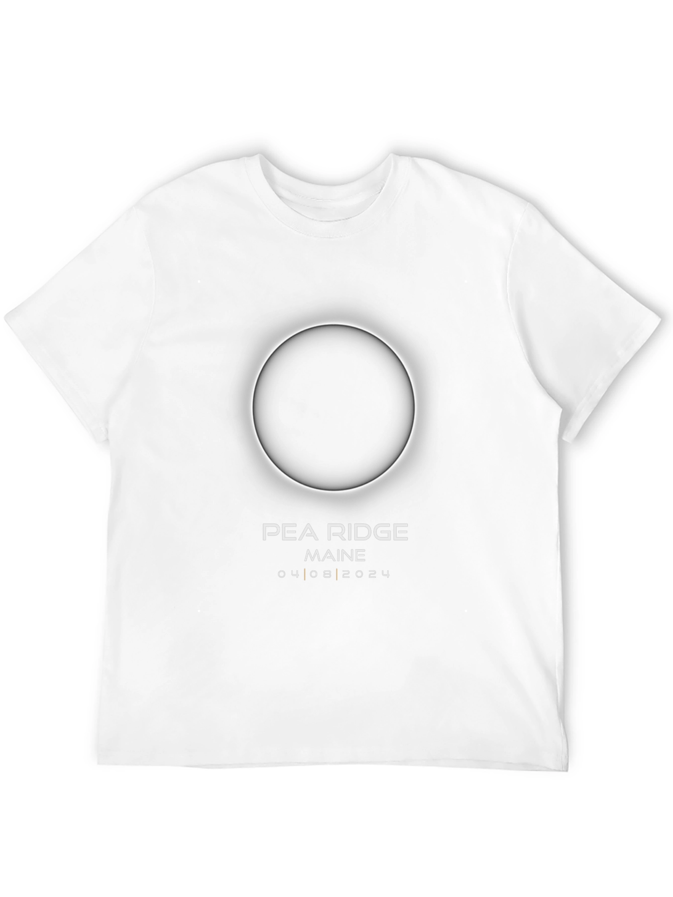 Total Solar Eclipse T-Shirt - Pea Ridge Maine 2024