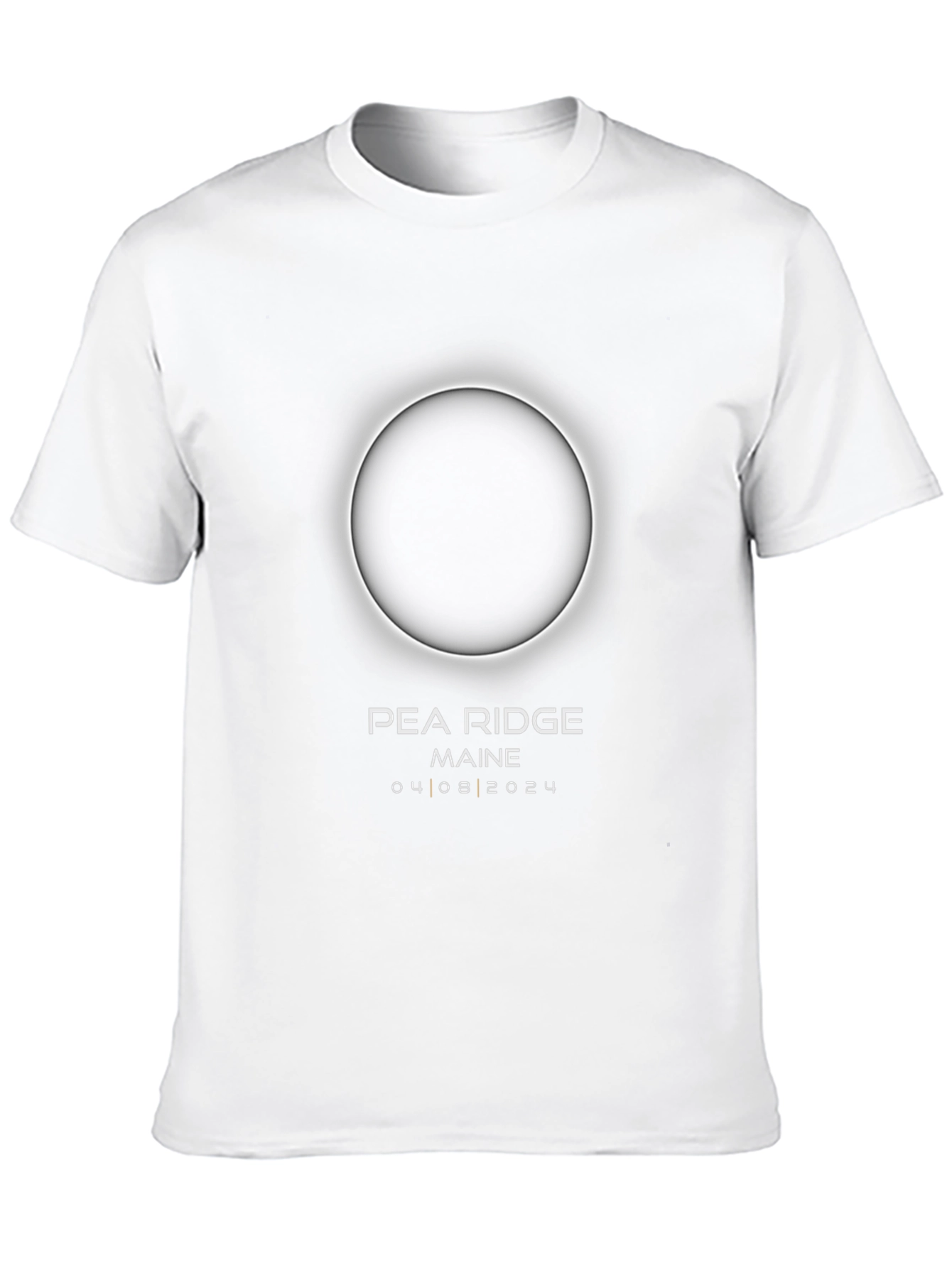 Total Solar Eclipse T-Shirt - Pea Ridge Maine 2024