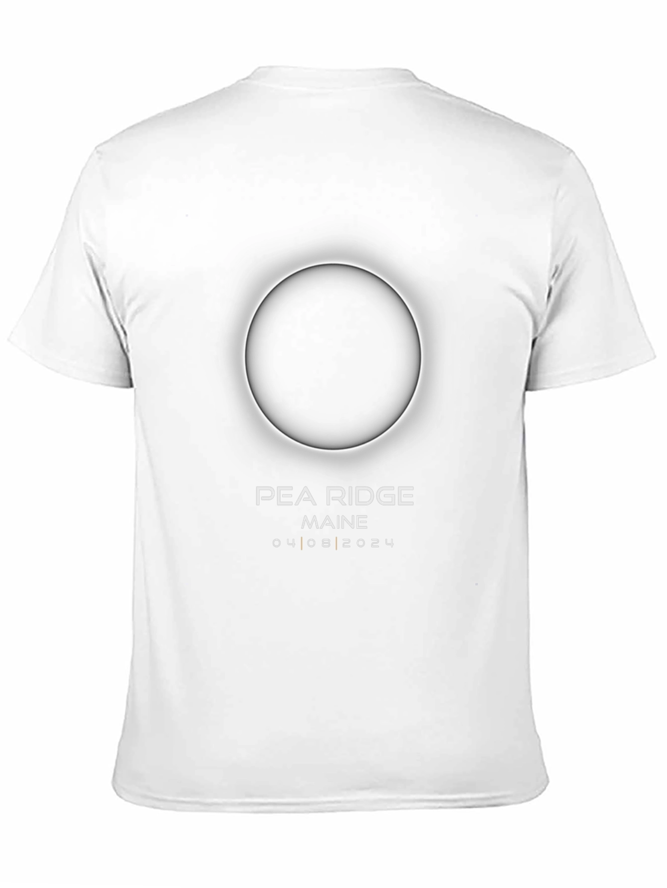 Total Solar Eclipse T-Shirt - Pea Ridge Maine 2024