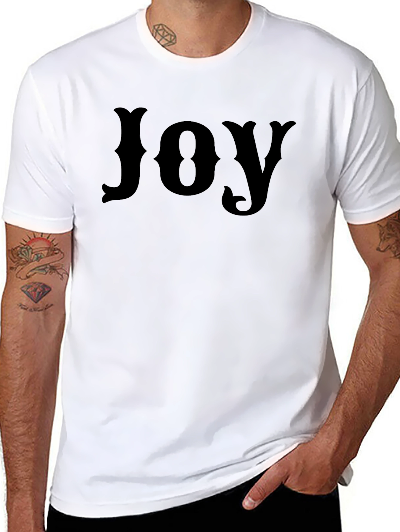 Joy Graphic Print Tee - Unisex Short Sleeve