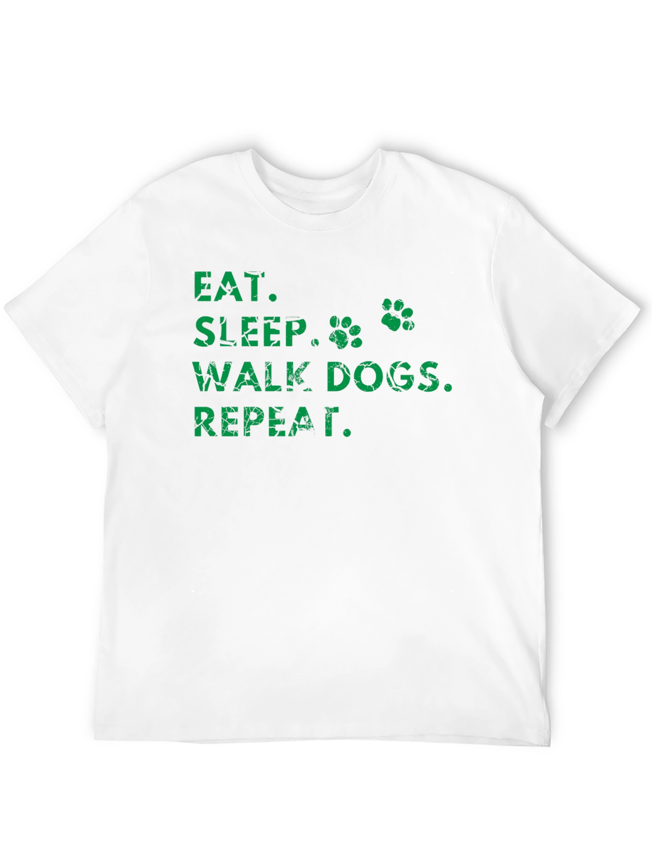 Eat Sleep Walk Dogs Repeat T-Shirt