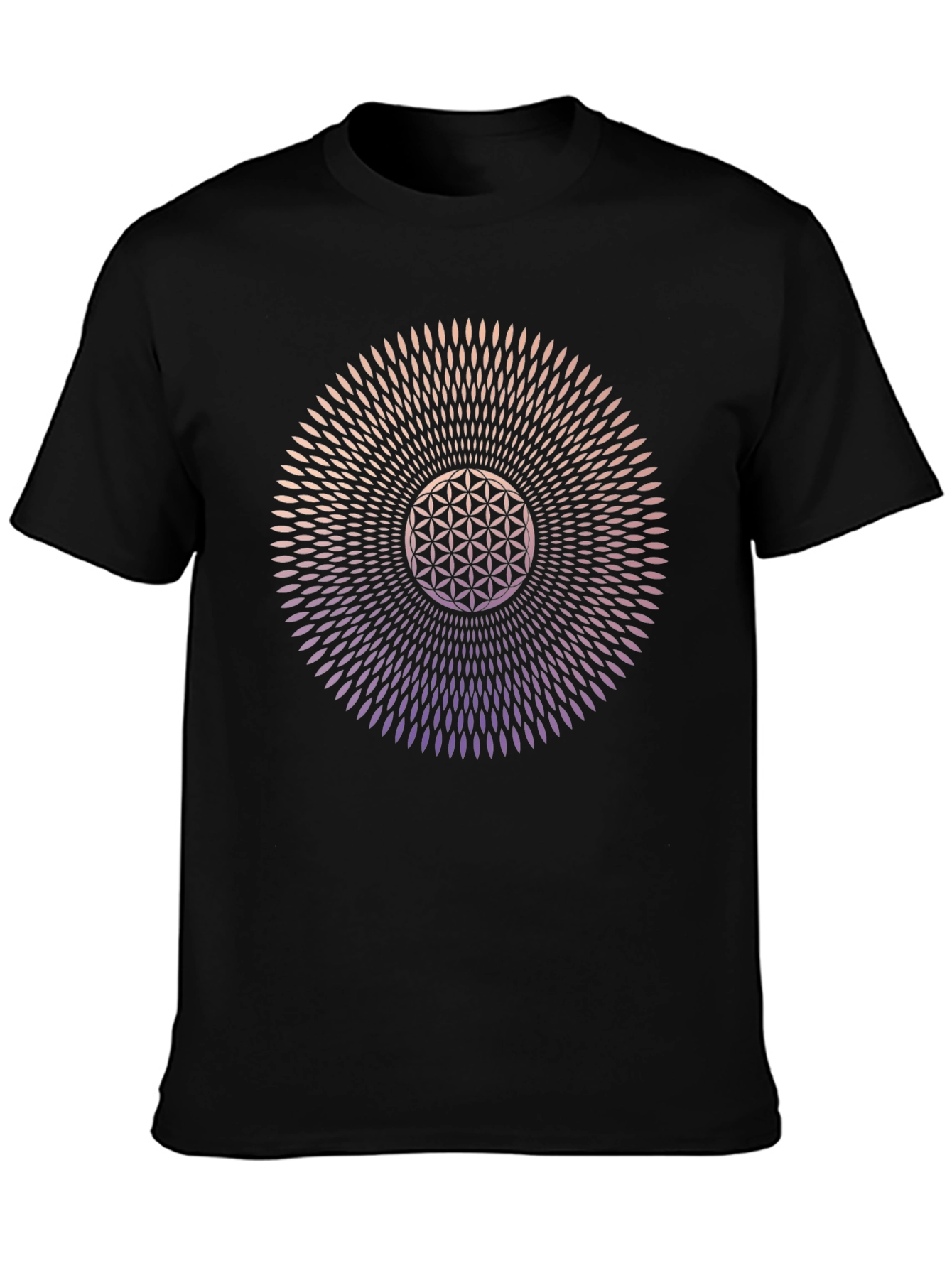 Sacred Geometry Flower of Life Graphic Tee