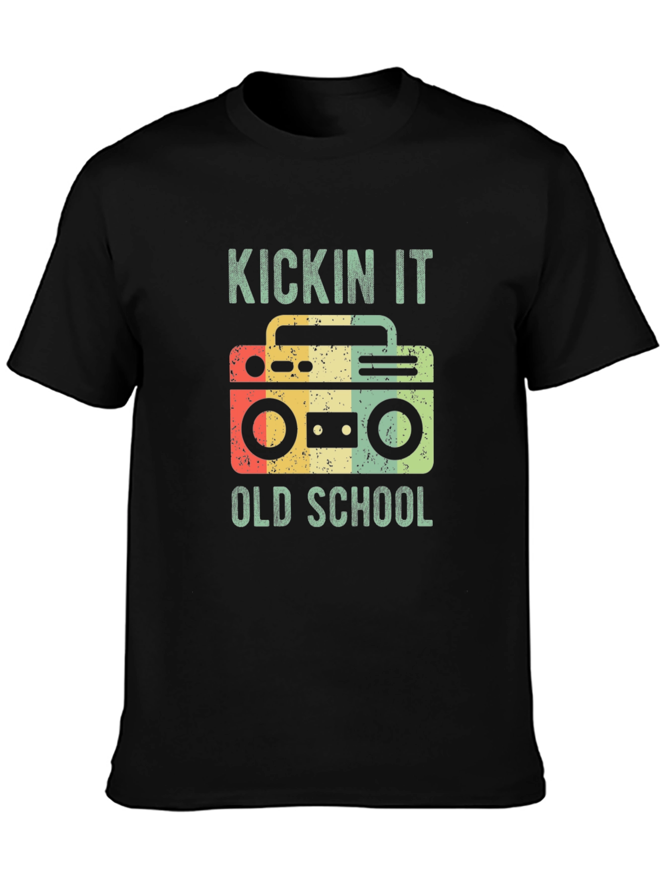Retro Boombox T-Shirt - Kickin It Old School!