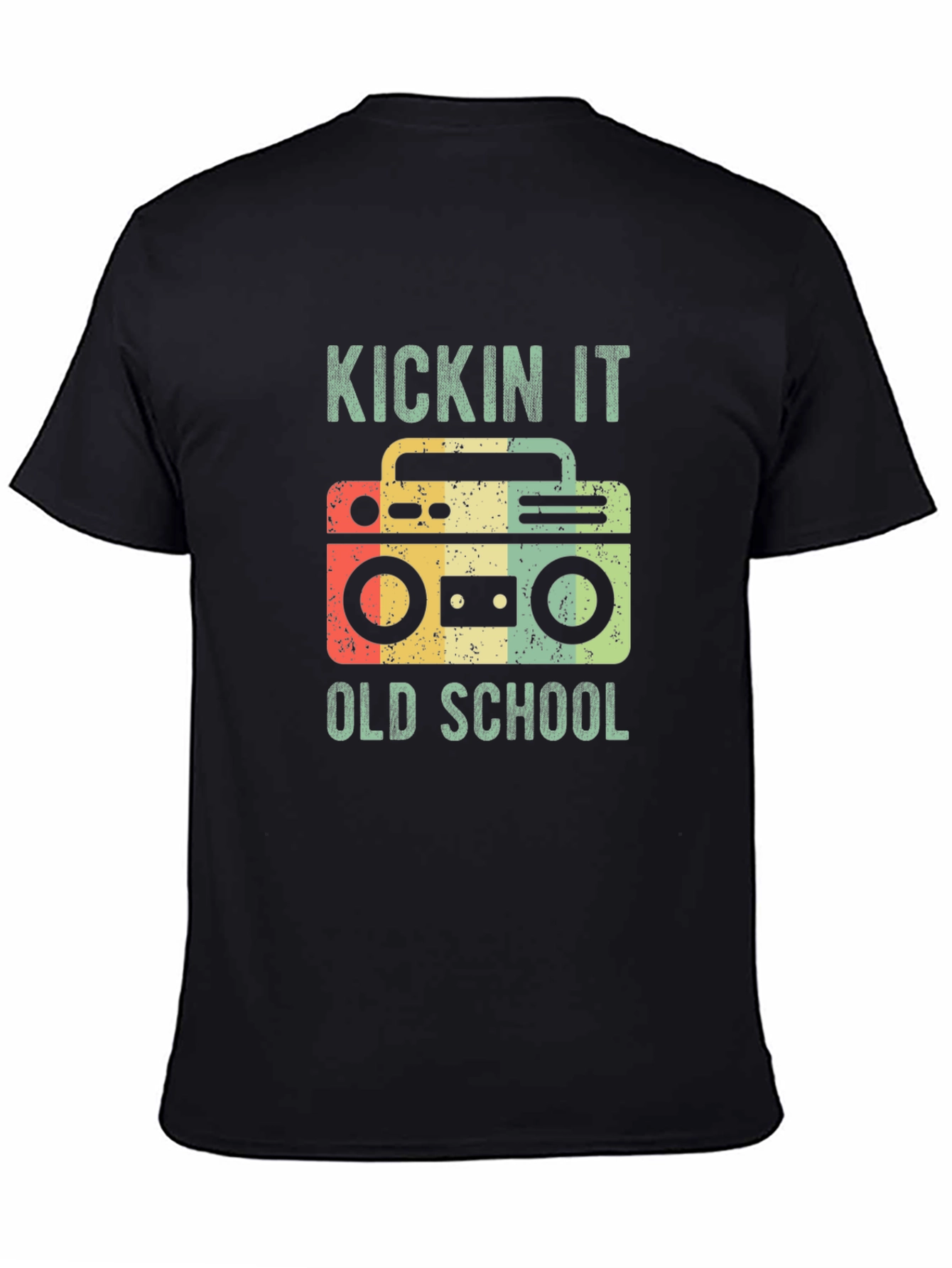 Retro Boombox T-Shirt - Kickin It Old School!