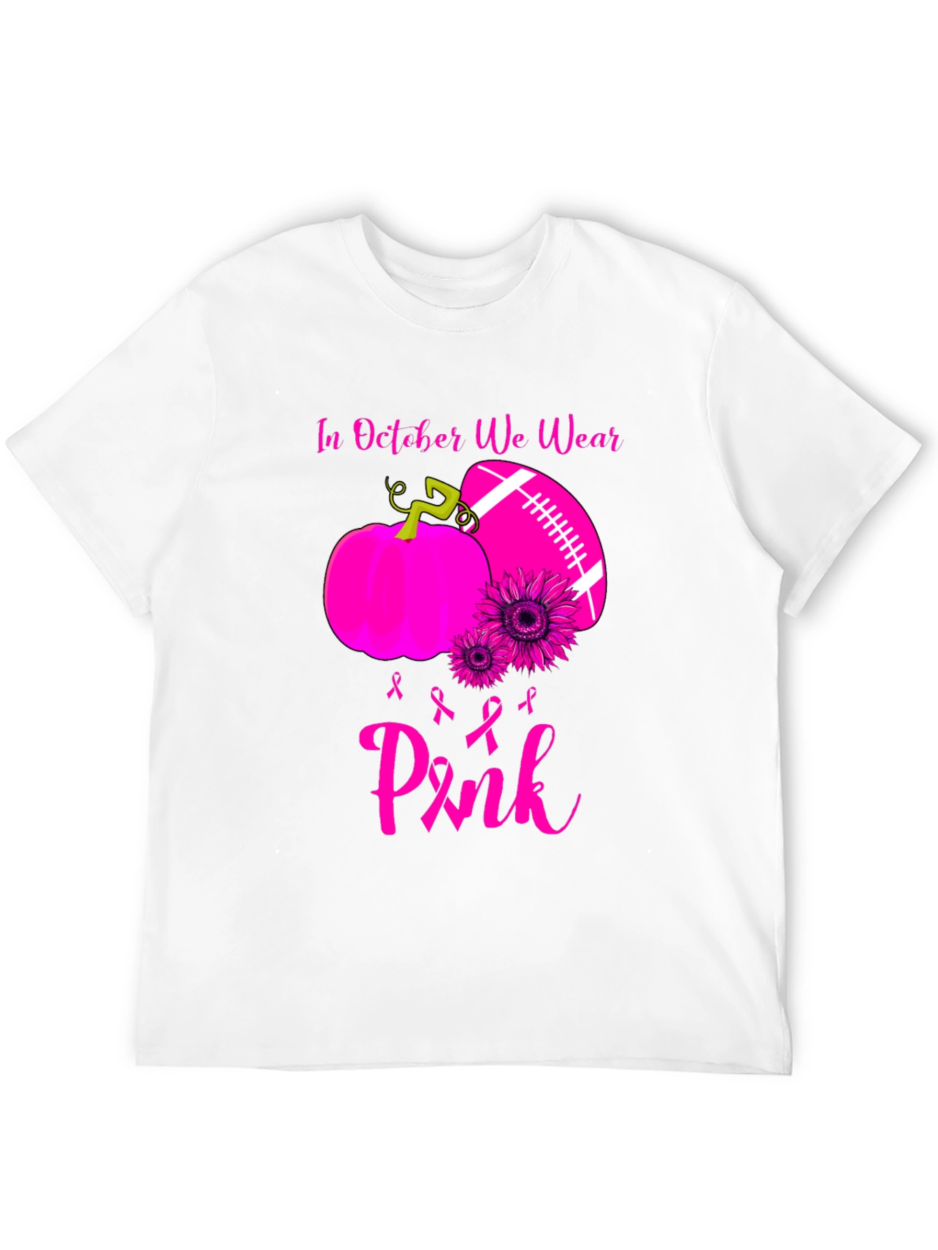 In October We Wear Pink T-Shirt