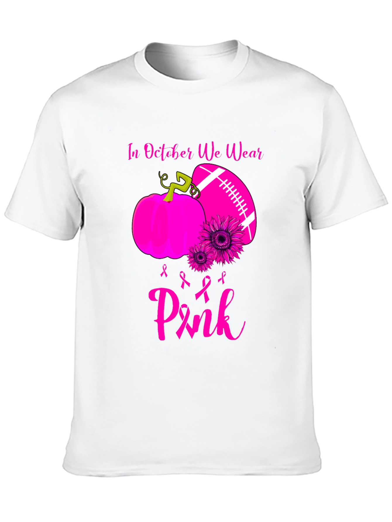 In October We Wear Pink T-Shirt