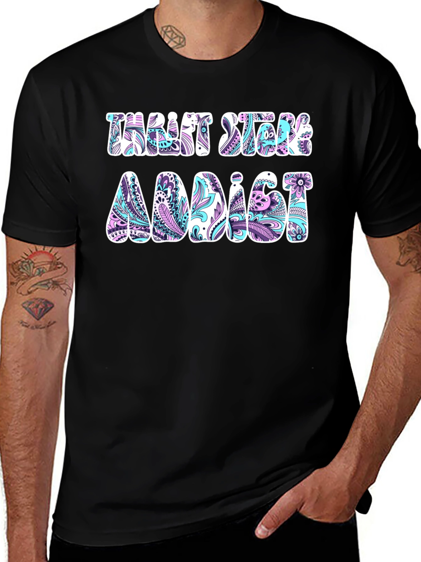 Thrift Store Addict Graphic Tee