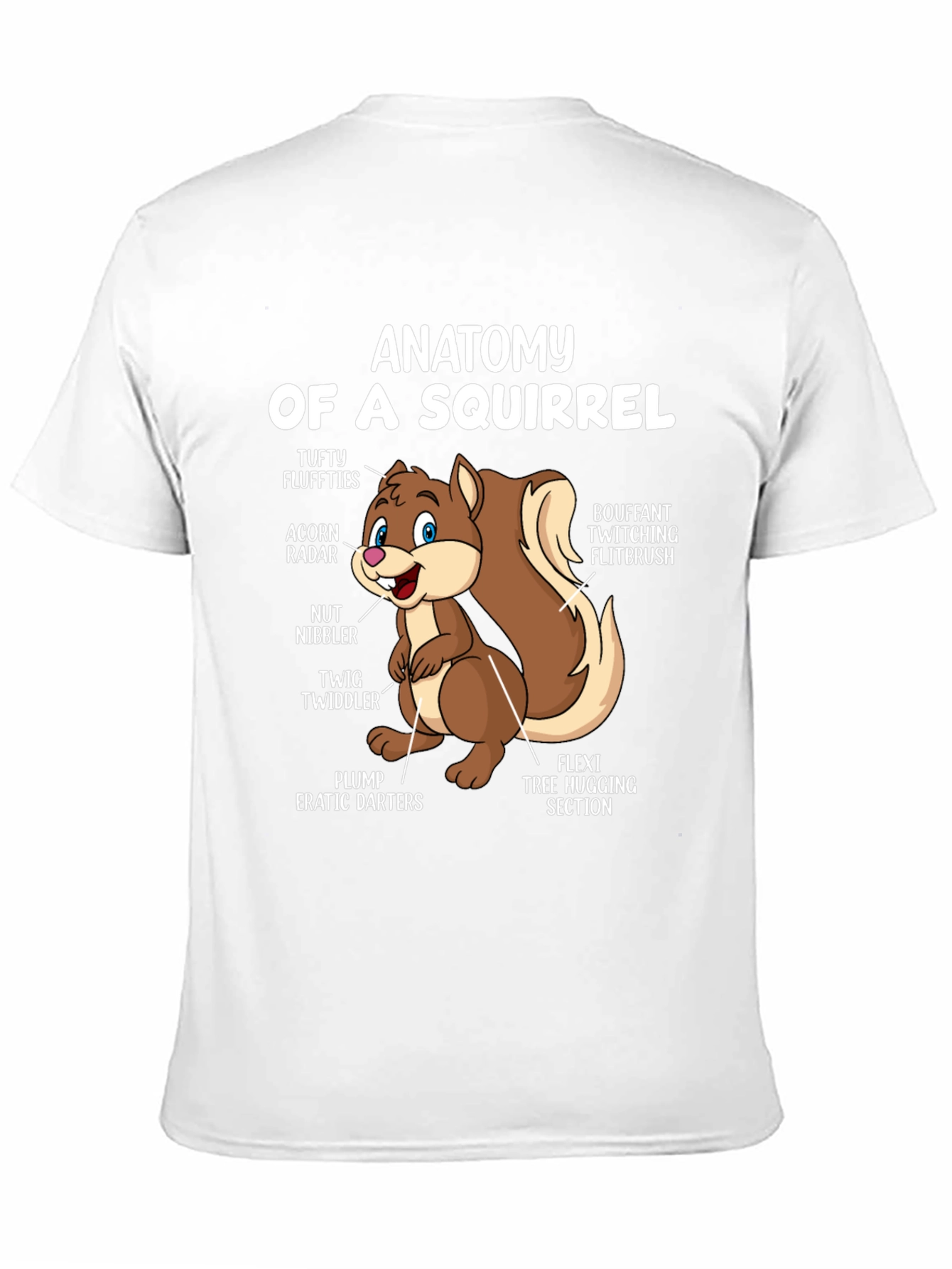 Anatomy of a Squirrel T-Shirt - Funny Animal Tee