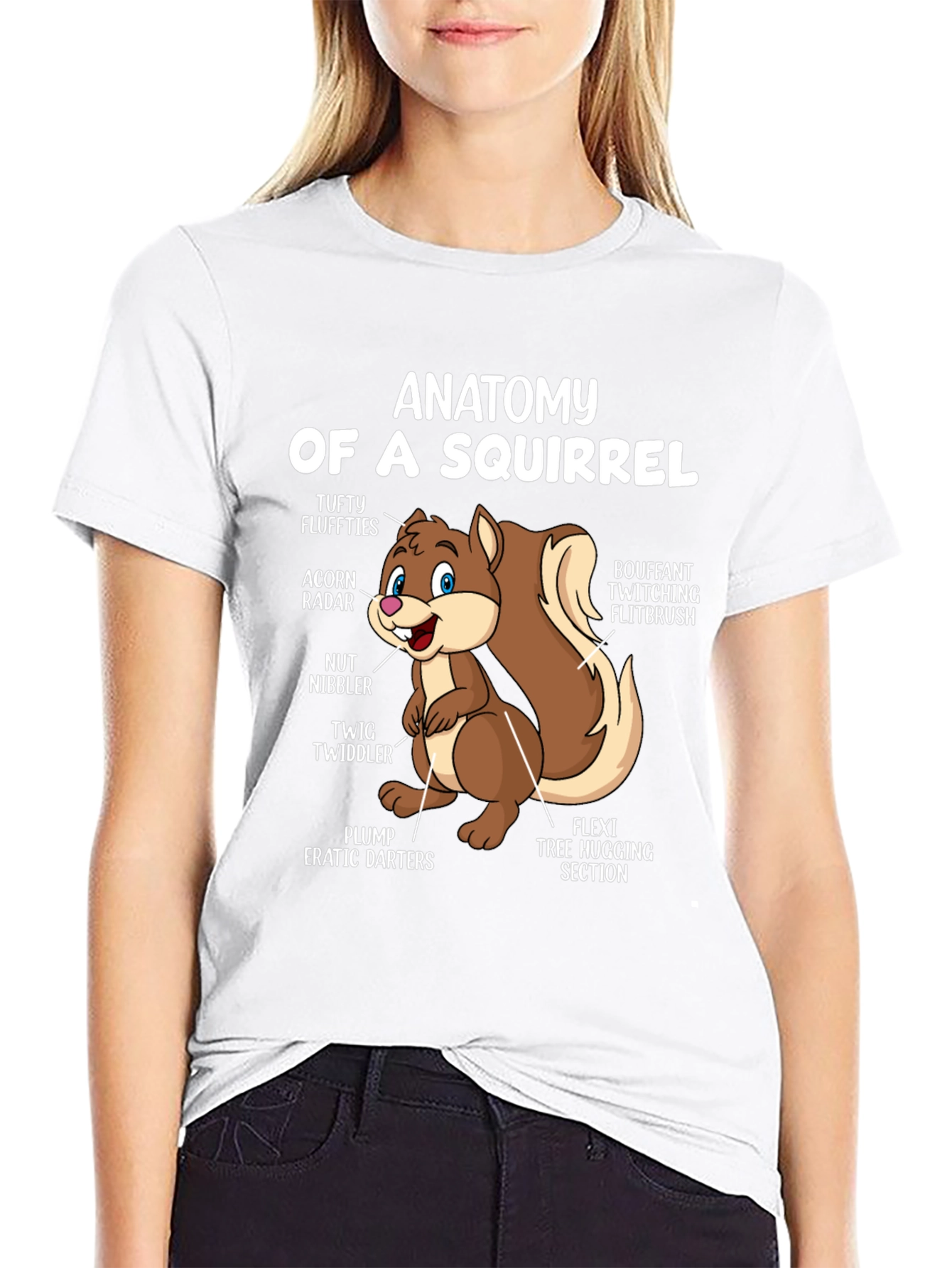 Anatomy of a Squirrel T-Shirt - Funny Animal Tee