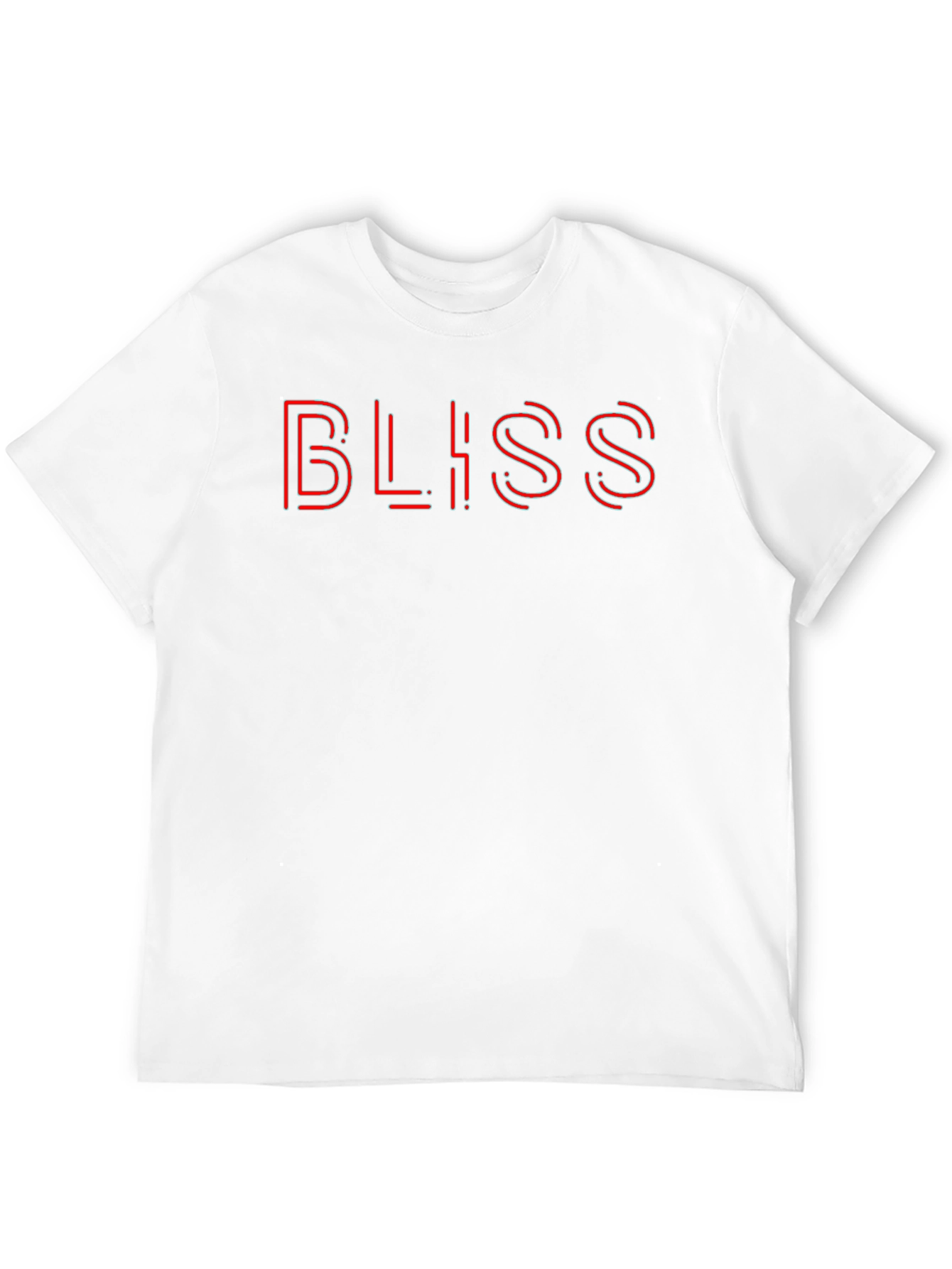 Bliss Neon Graphic Black T-Shirt