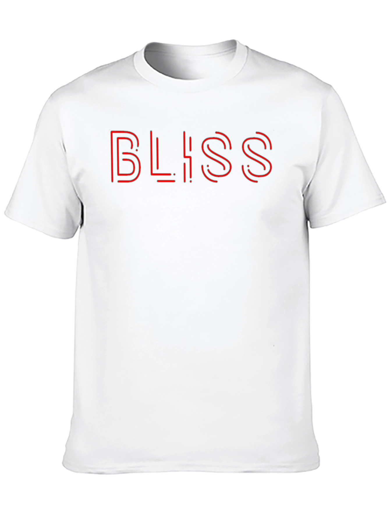 Bliss Neon Graphic Black T-Shirt