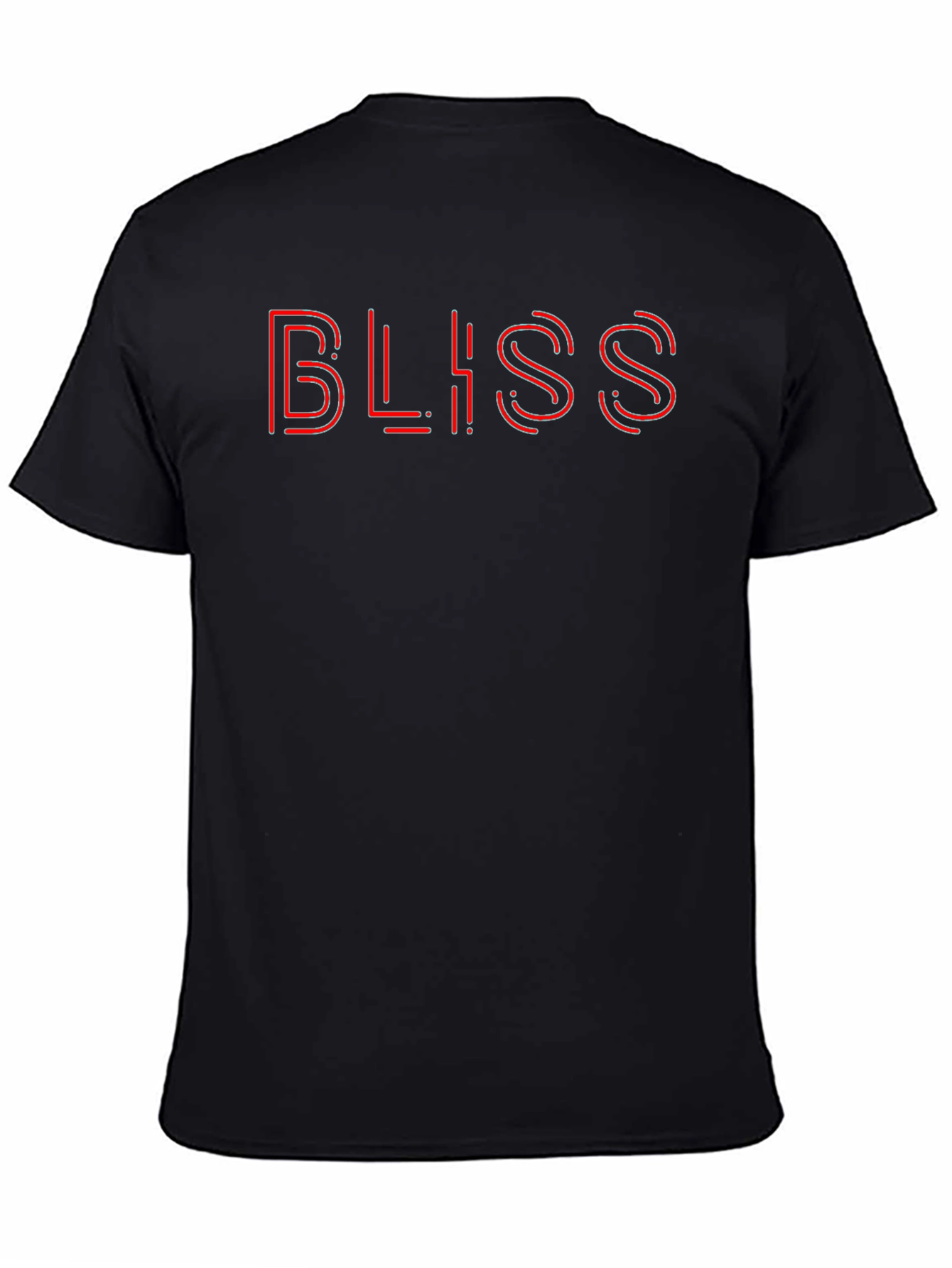 Bliss Neon Graphic Black T-Shirt