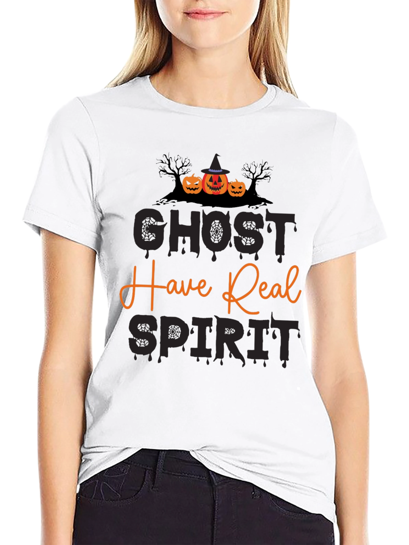 Ghost Have Real Spirit Halloween Tee