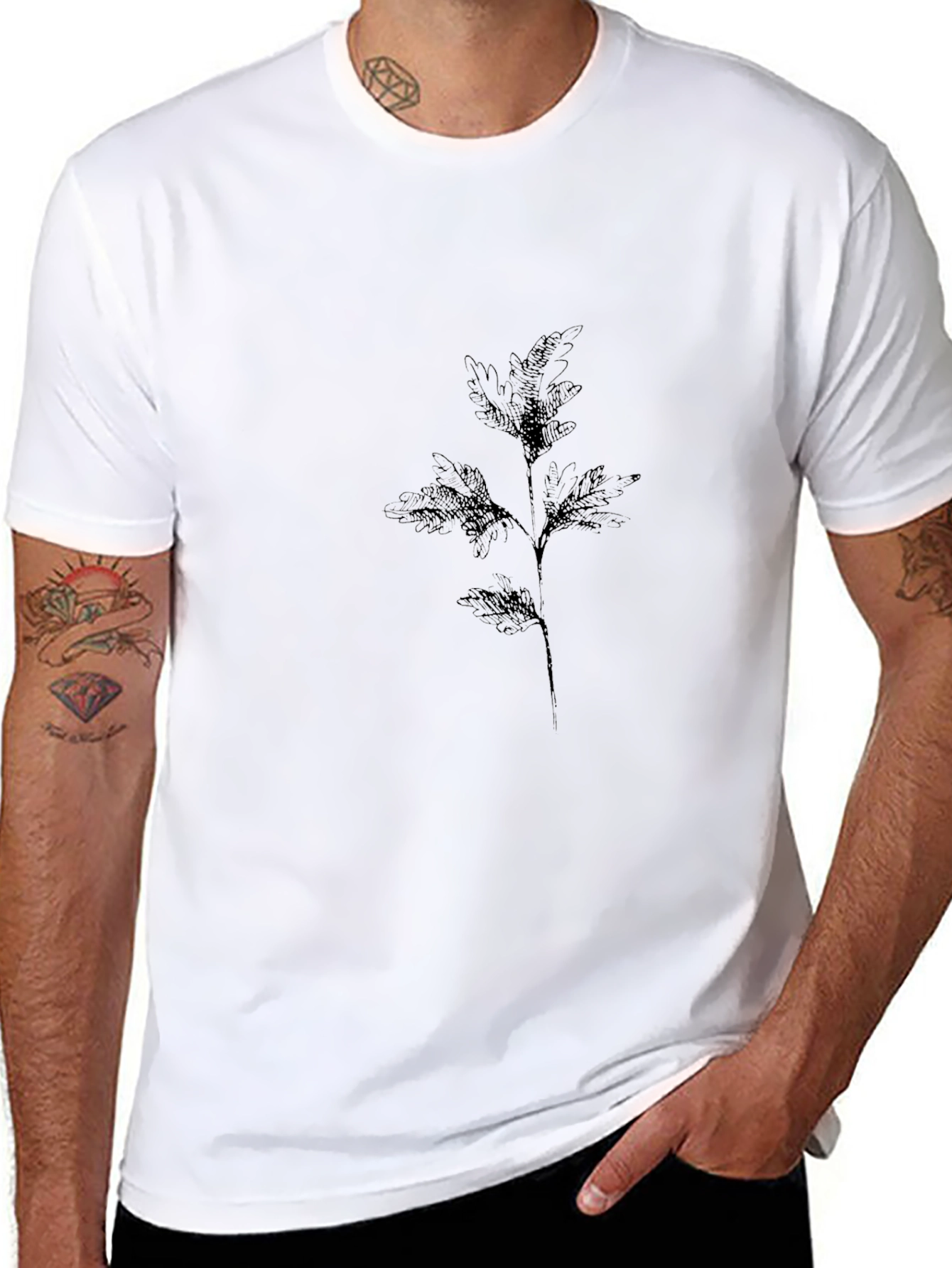 Botanical Black T-Shirt