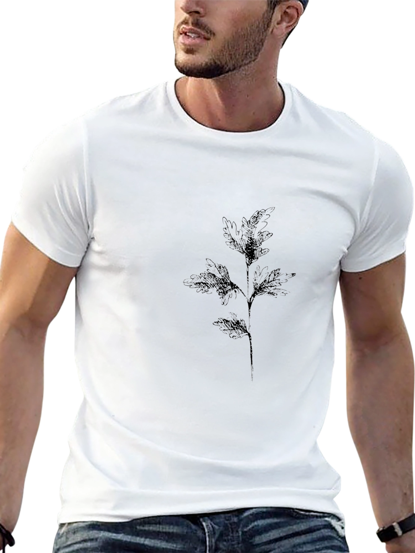 Botanical Black T-Shirt