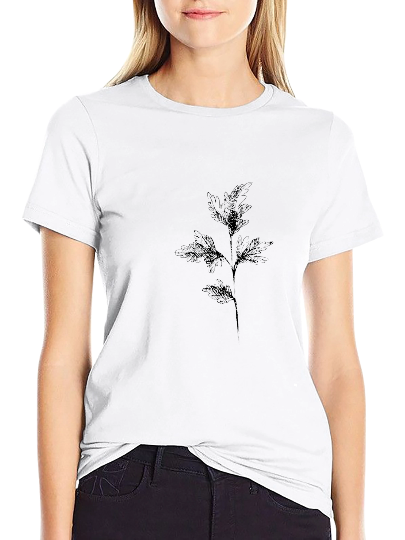 Botanical Black T-Shirt