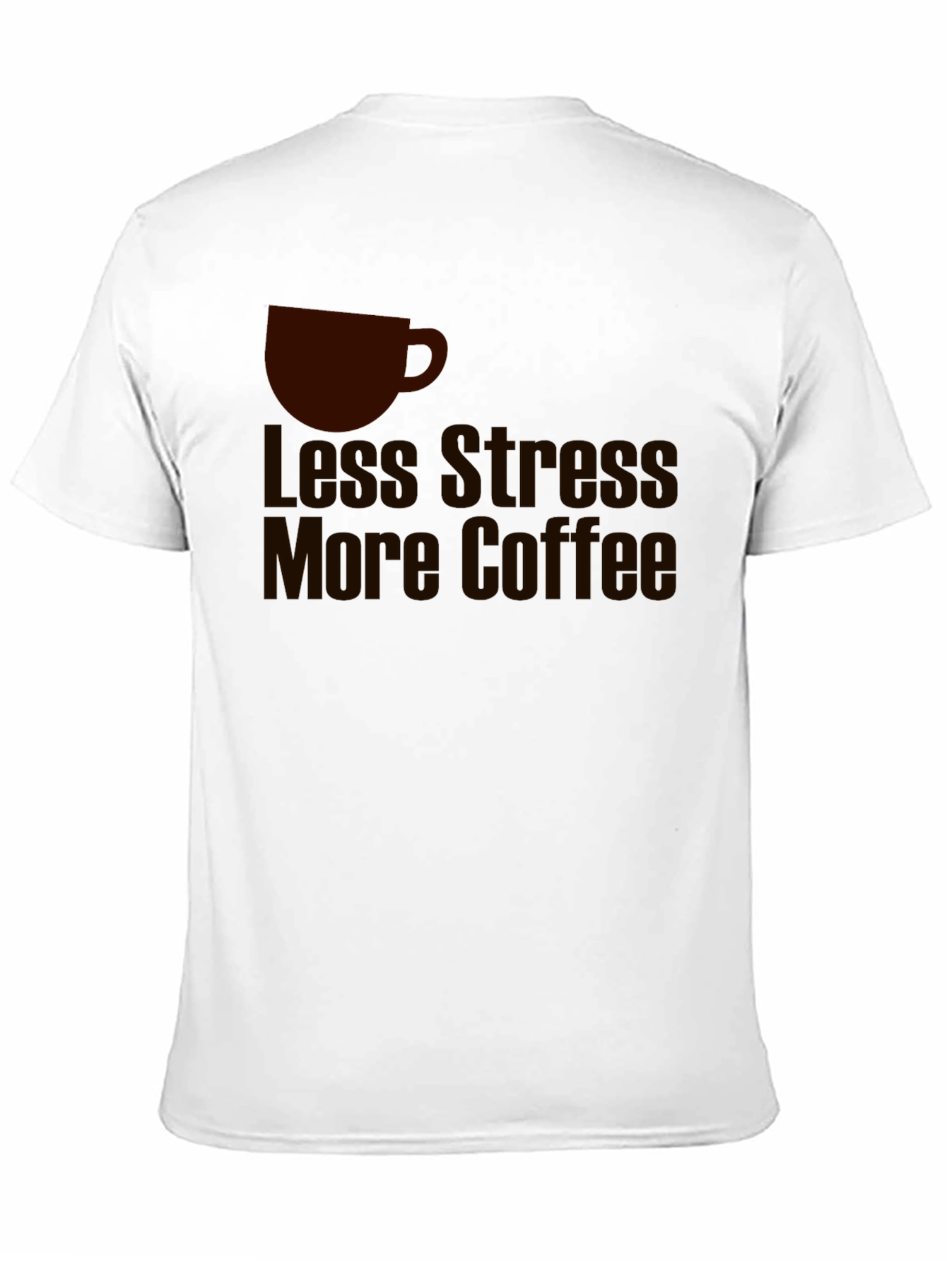 Less Stress More Coffee Graphic T-Shirt
