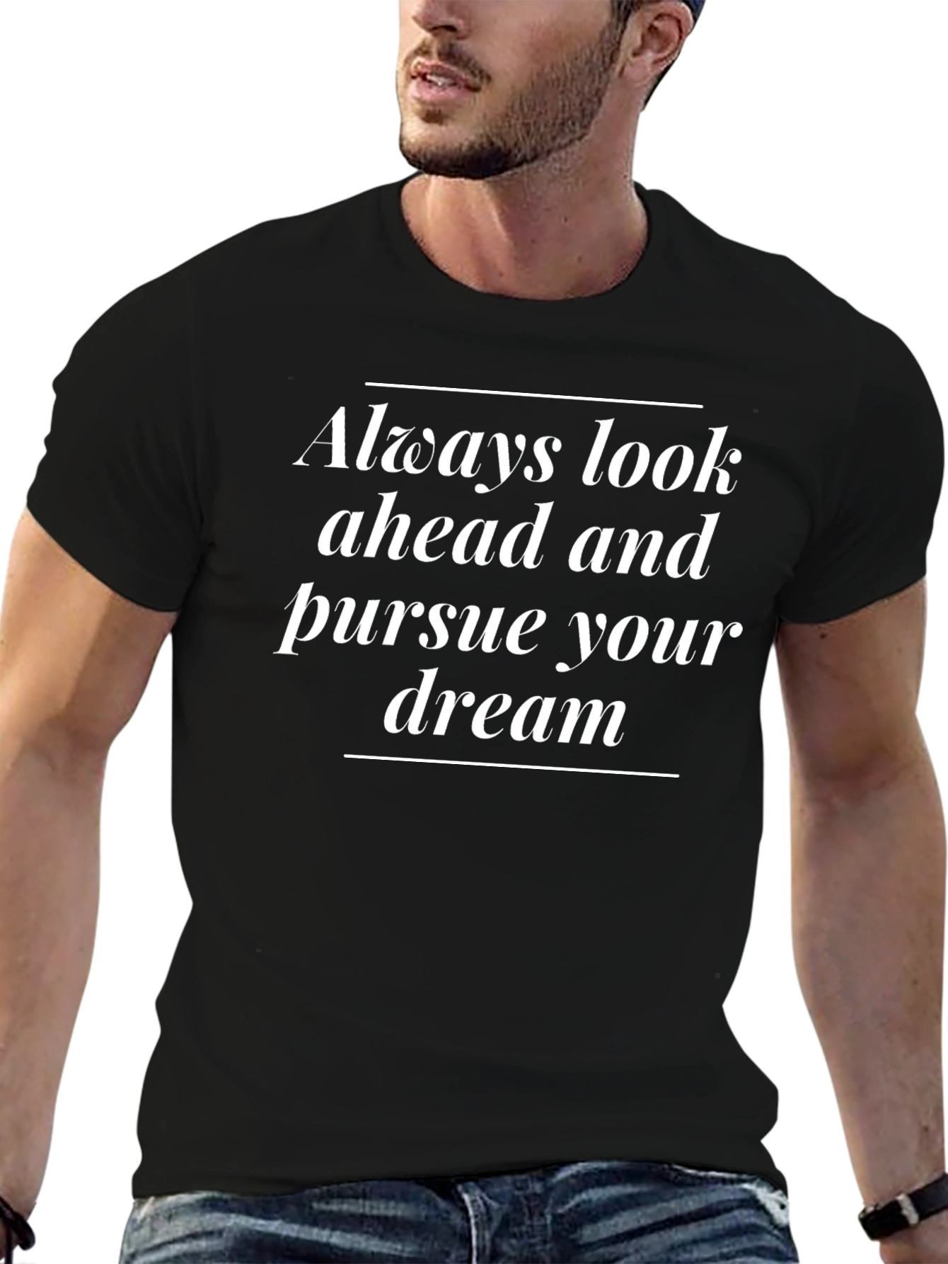 Inspirational Quote Black T-Shirt