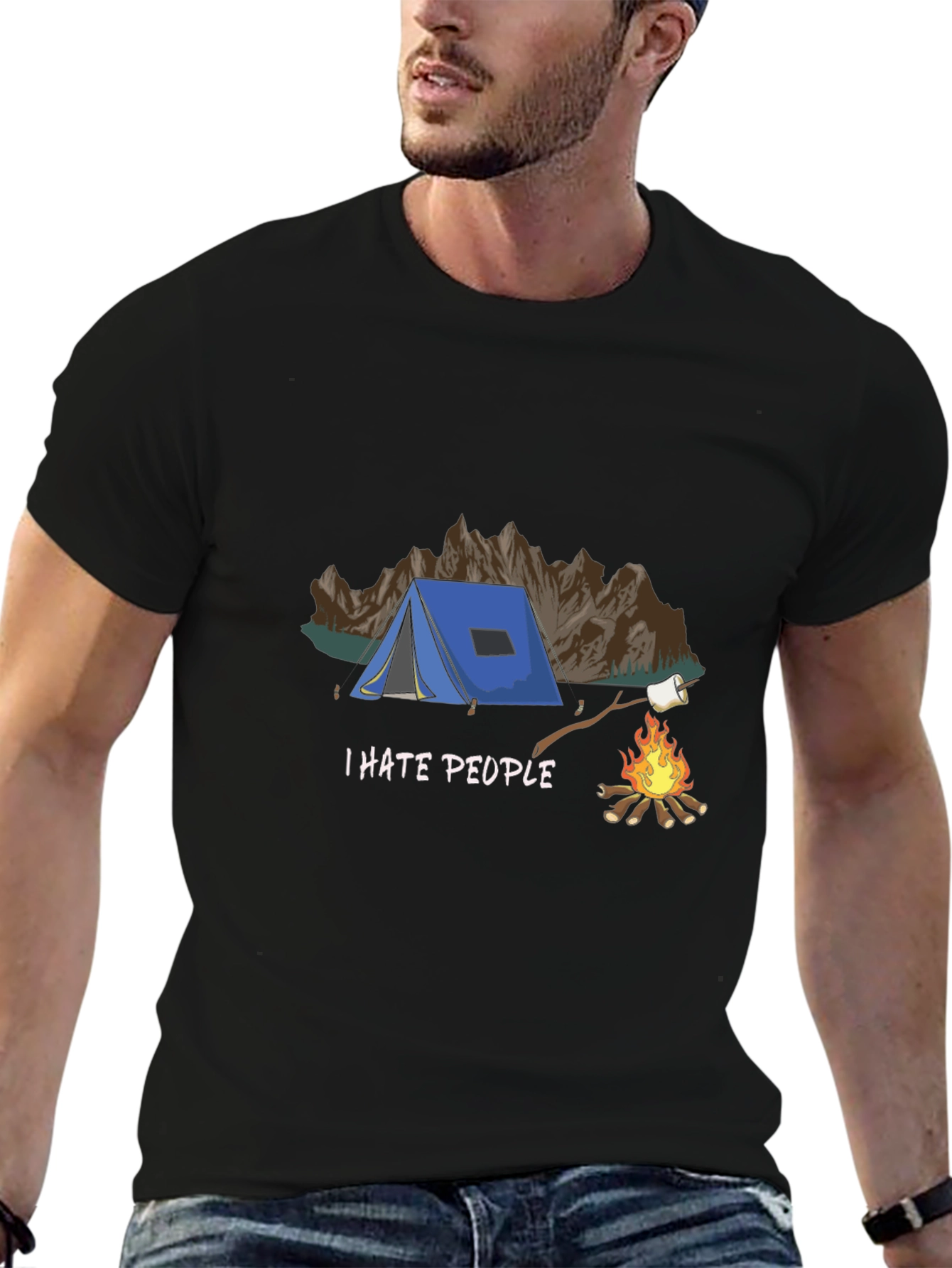 I Hate People Camping T-Shirt