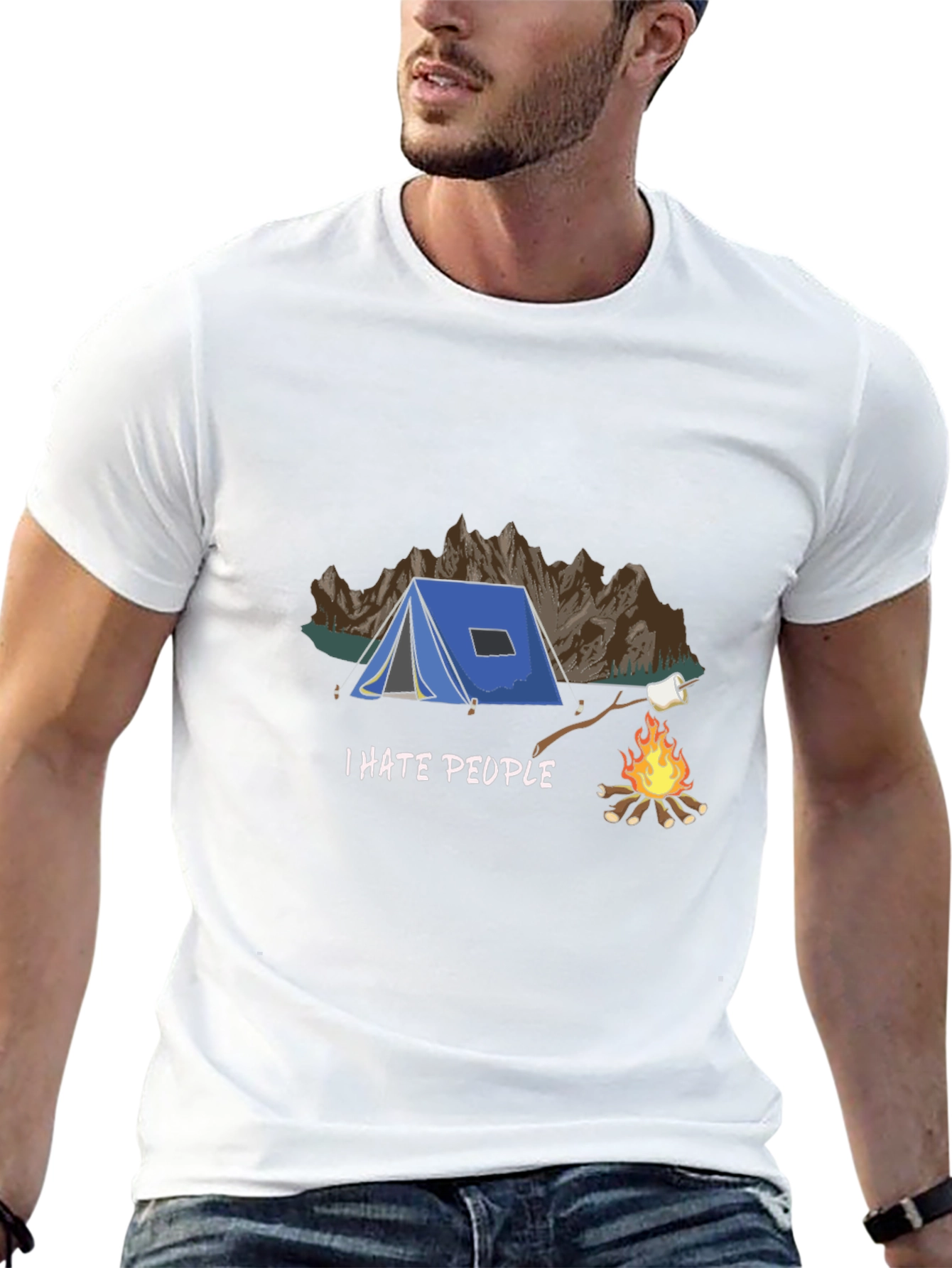 I Hate People Camping T-Shirt