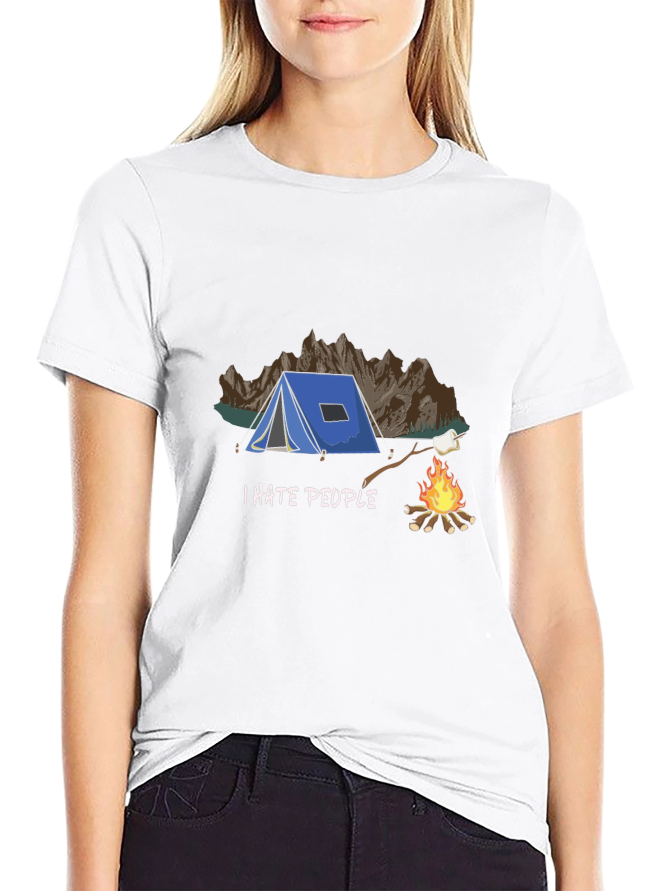 I Hate People Camping T-Shirt
